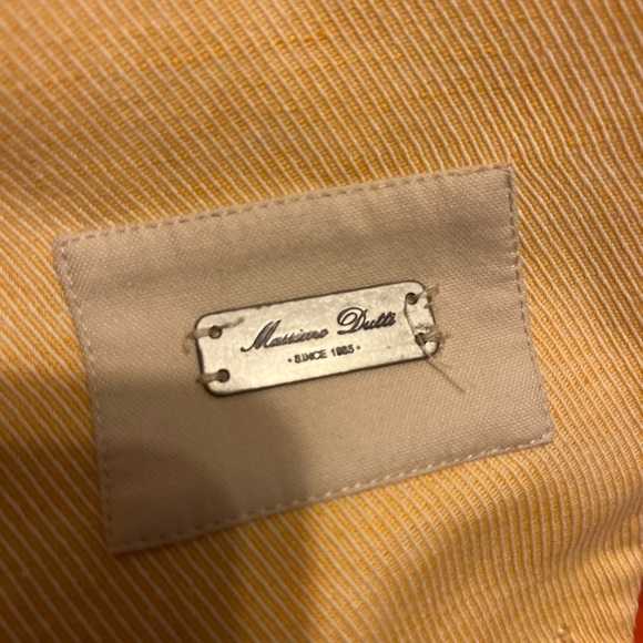 Massimo Dutti One Button Blazer Jacket Womens Yellow Size US 4 - Picture 4 of 7